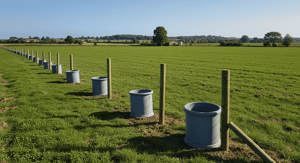 Clôture terrain agricole dans le var