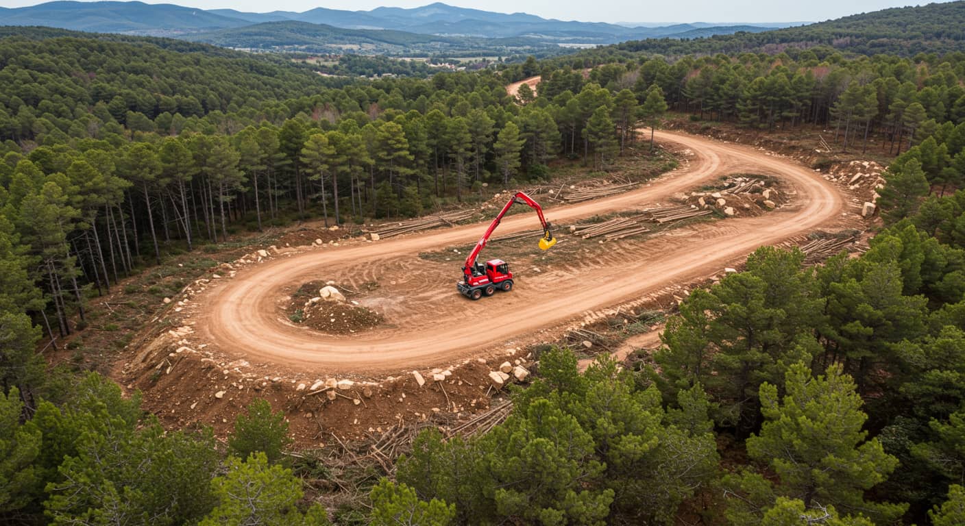 Travaux forestiers et aménagement des espaces naturels dans le Var